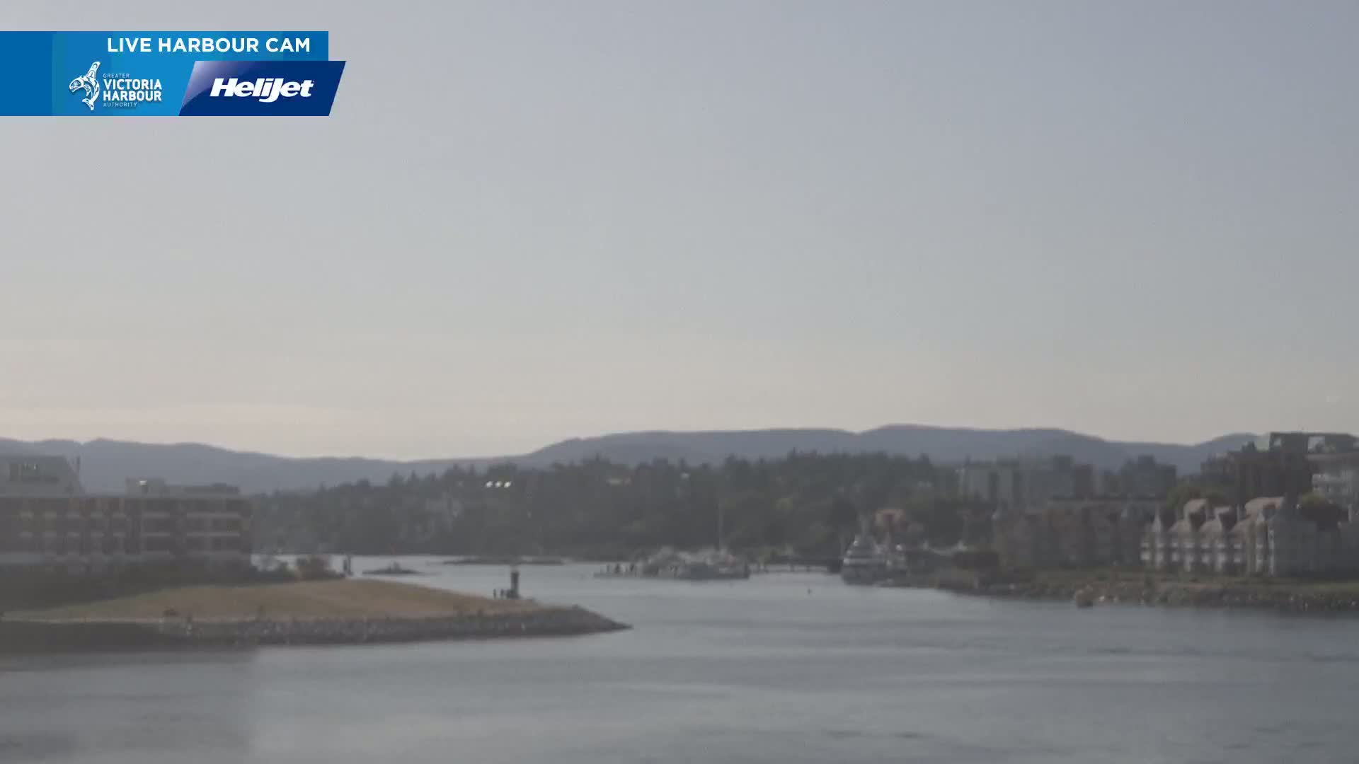 Victoria City Skyline & Victoria Harbour Live Cam - Victoria, Capital Regional District, British Columbia, Canada