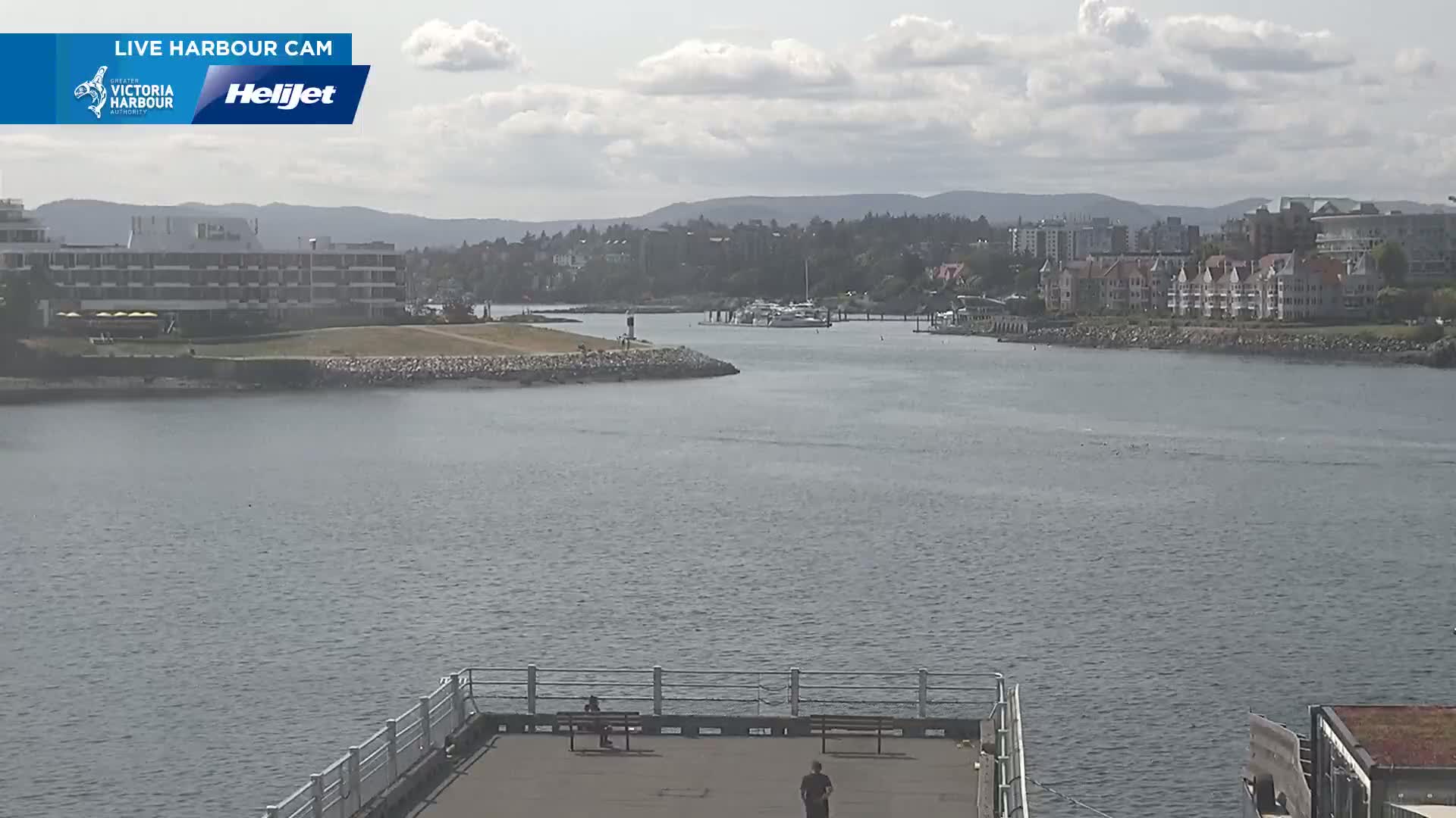 Victoria City Skyline & Victoria Harbour Live Cam - Victoria, Capital Regional District, British Columbia, Canada