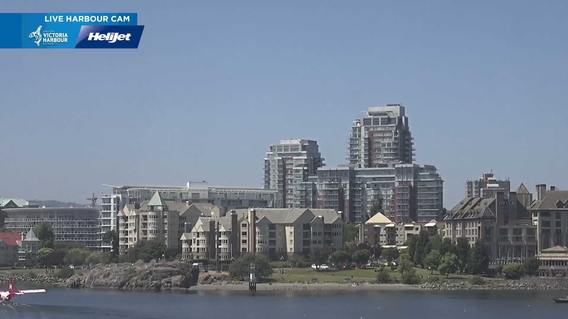 Victoria City Skyline & Victoria Harbour Live Cam - Victoria, Capital Regional District, British Columbia, Canada