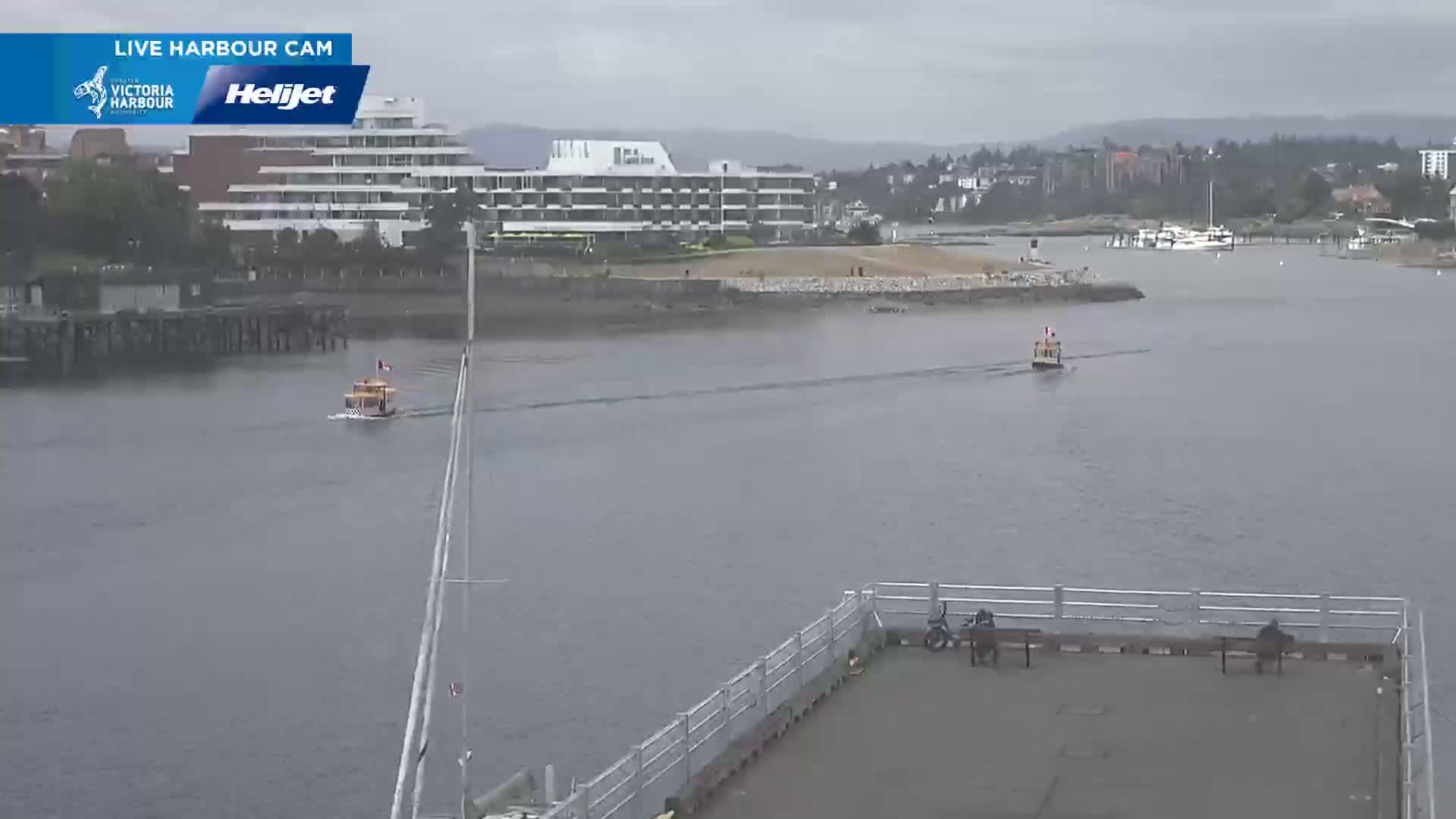 Victoria City Skyline & Victoria Harbour Live Cam - Victoria, Capital Regional District, British Columbia, Canada