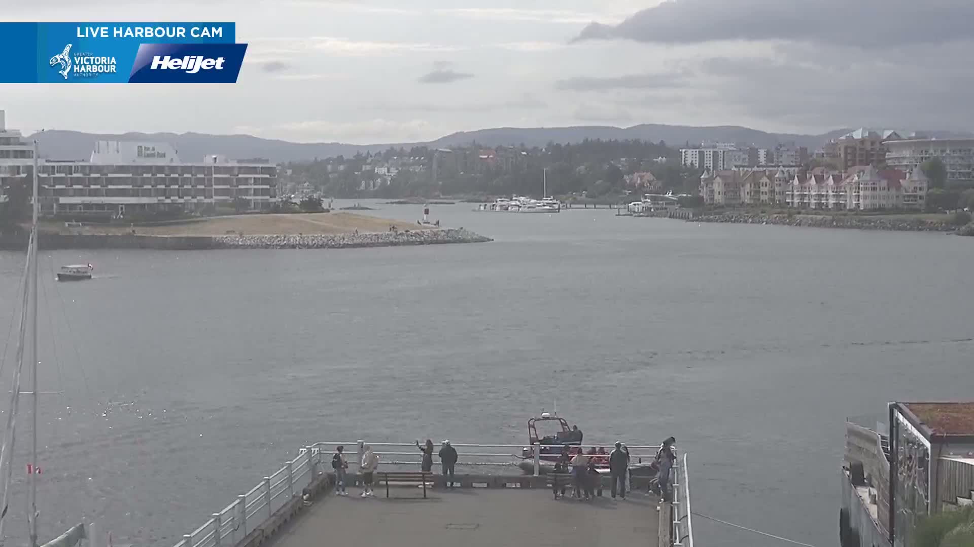 Victoria City Skyline & Victoria Harbour Live Cam - Victoria, Capital Regional District, British Columbia, Canada