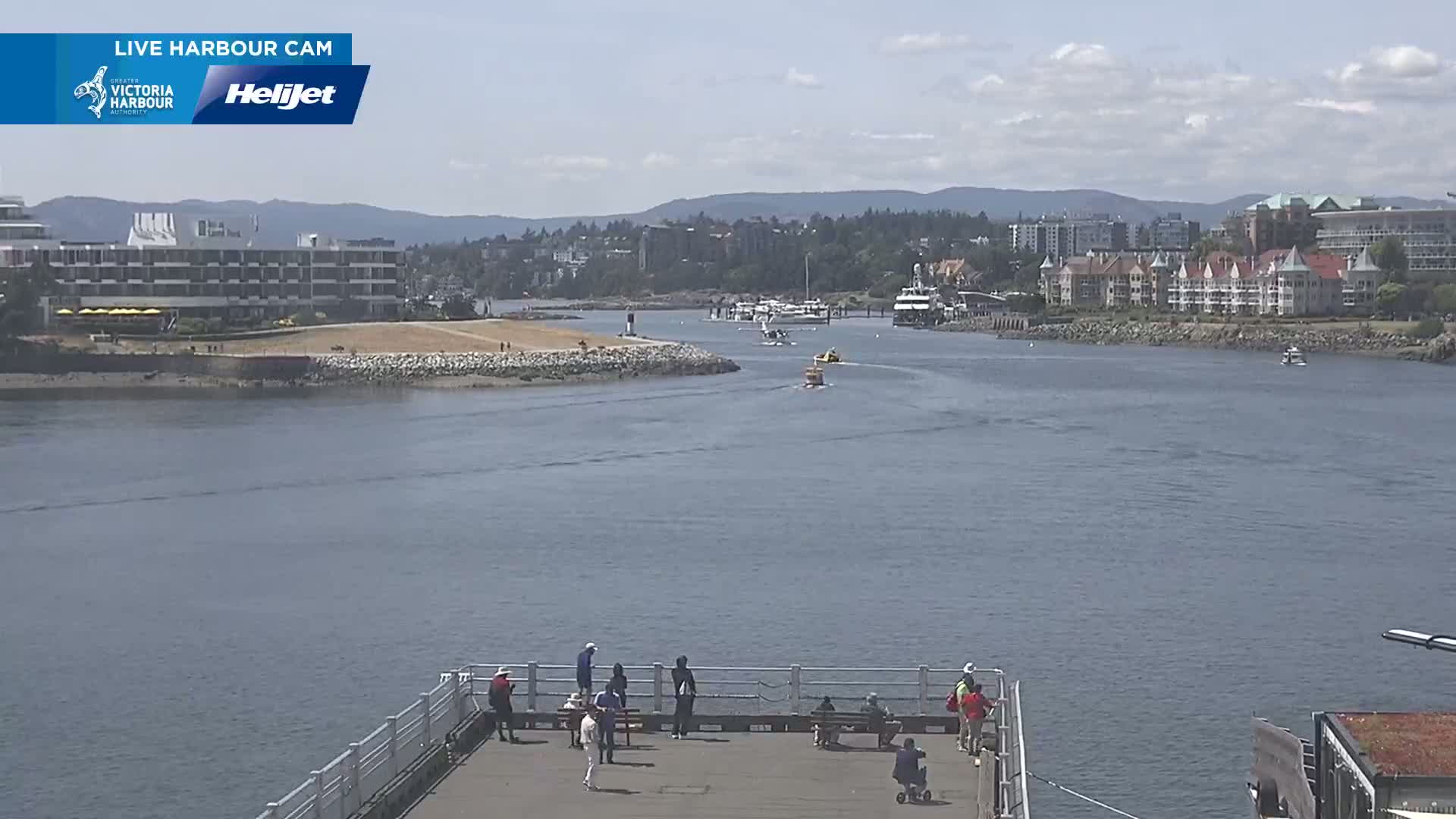 Victoria City Skyline & Victoria Harbour Live Cam - Victoria, Capital Regional District, British Columbia, Canada