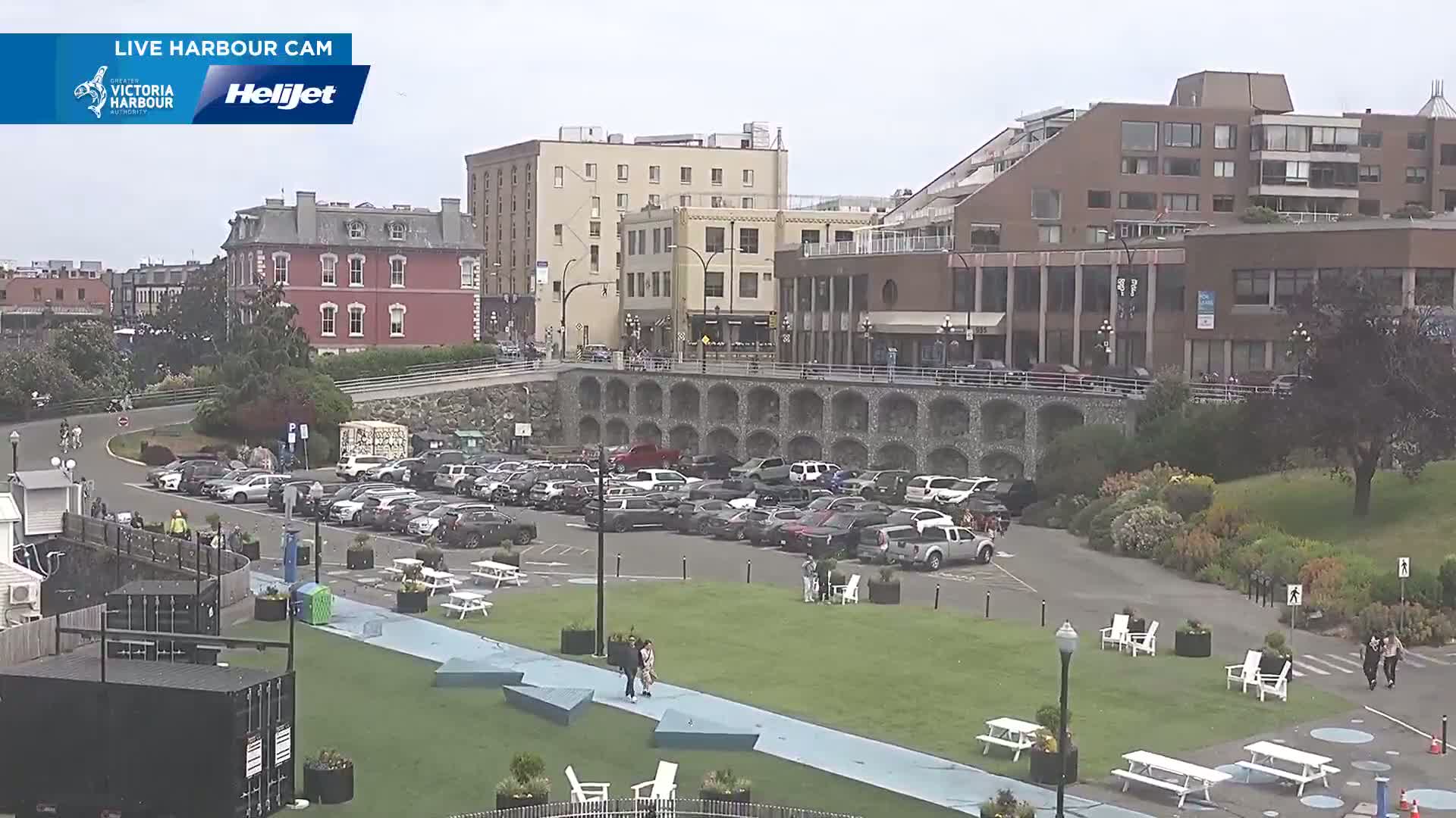 Victoria City Skyline & Victoria Harbour Live Cam - Victoria, Capital Regional District, British Columbia, Canada