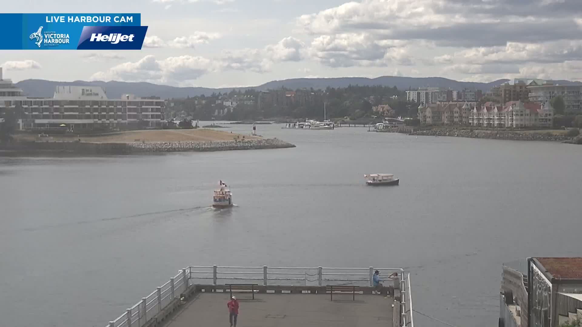 Victoria City Skyline & Victoria Harbour Live Cam - Victoria, Capital Regional District, British Columbia, Canada