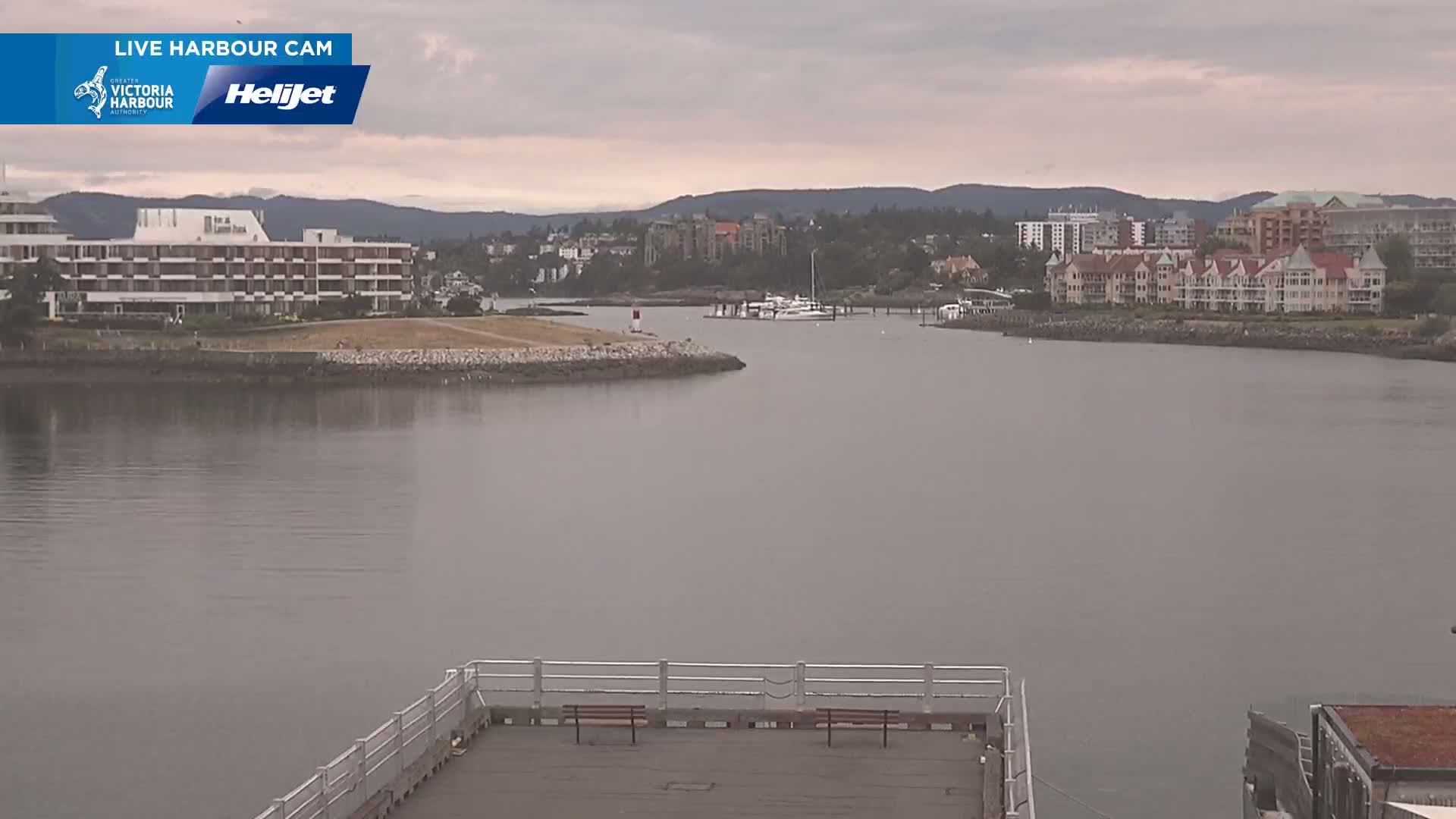 Victoria City Skyline & Victoria Harbour Live Cam - Victoria, Capital Regional District, British Columbia, Canada