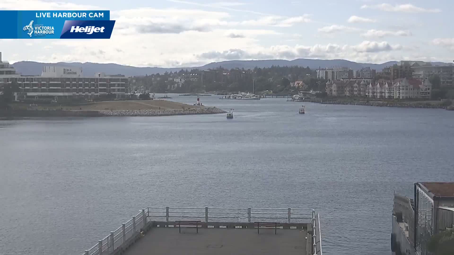 Victoria City Skyline & Victoria Harbour Live Cam - Victoria, Capital Regional District, British Columbia, Canada