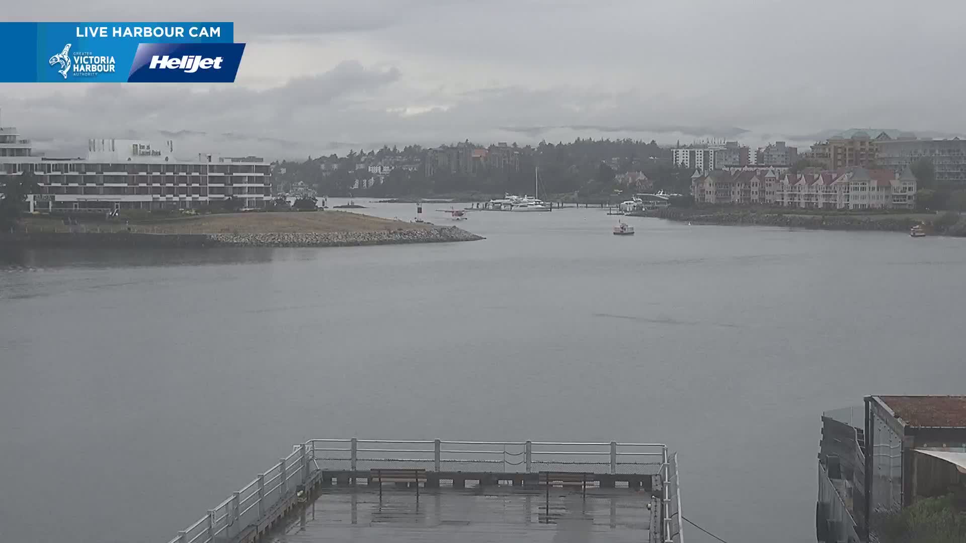 Victoria City Skyline & Victoria Harbour Live Cam - Victoria, Capital Regional District, British Columbia, Canada