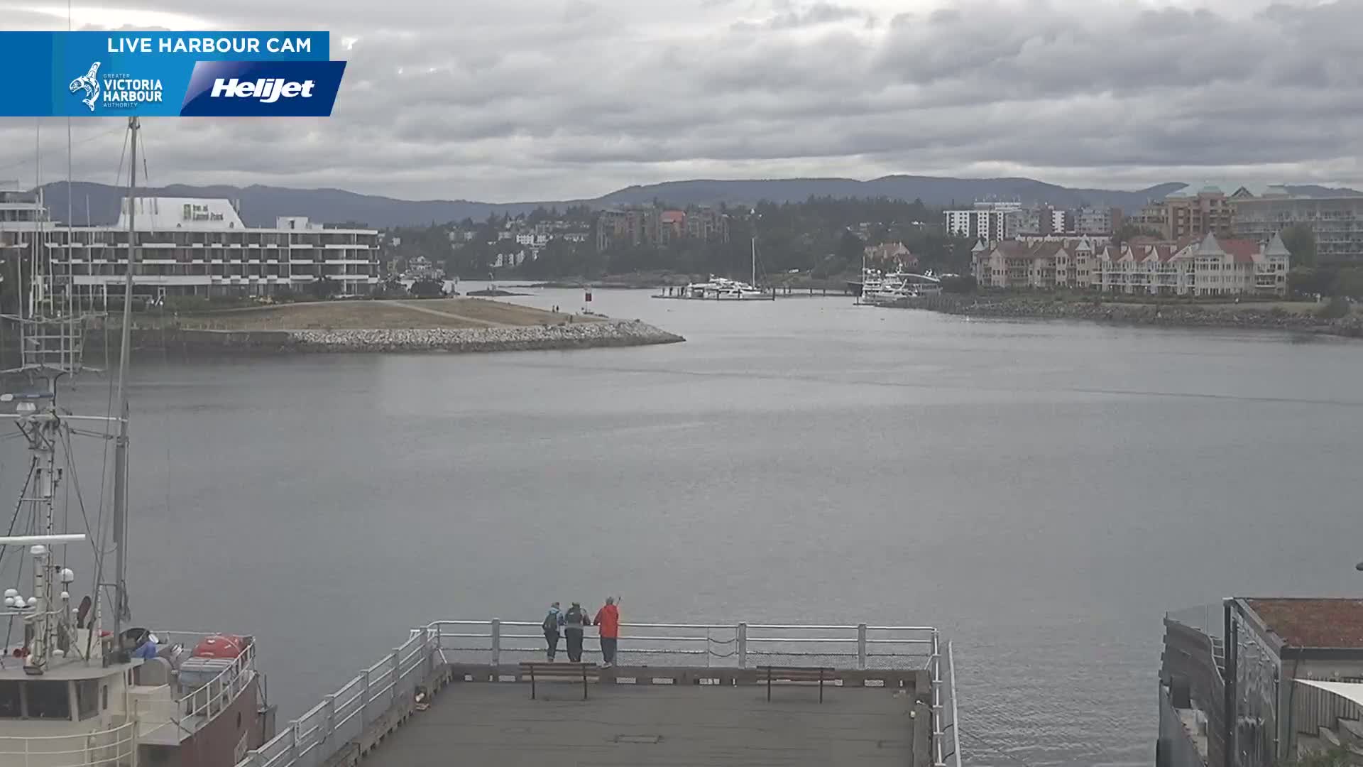 Victoria City Skyline & Victoria Harbour Live Cam - Victoria, Capital Regional District, British Columbia, Canada
