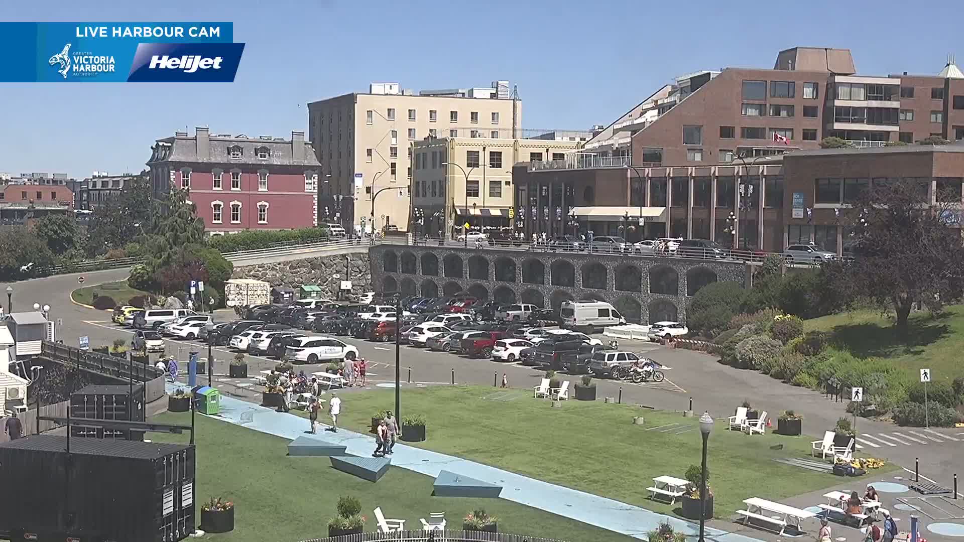 Victoria City Skyline & Victoria Harbour Live Cam - Victoria, Capital Regional District, British Columbia, Canada