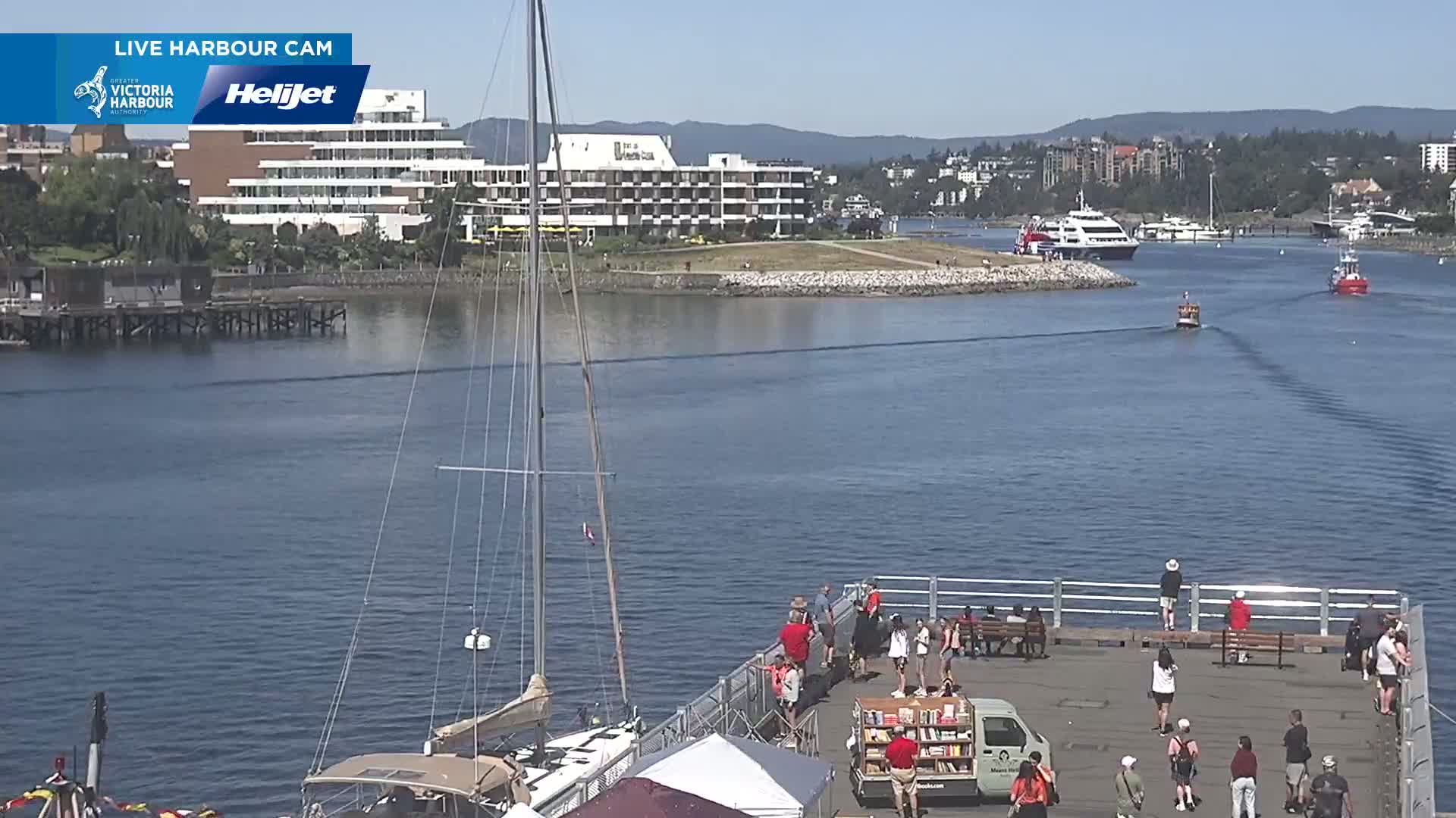 Victoria City Skyline & Victoria Harbour Live Cam - Victoria, Capital Regional District, British Columbia, Canada