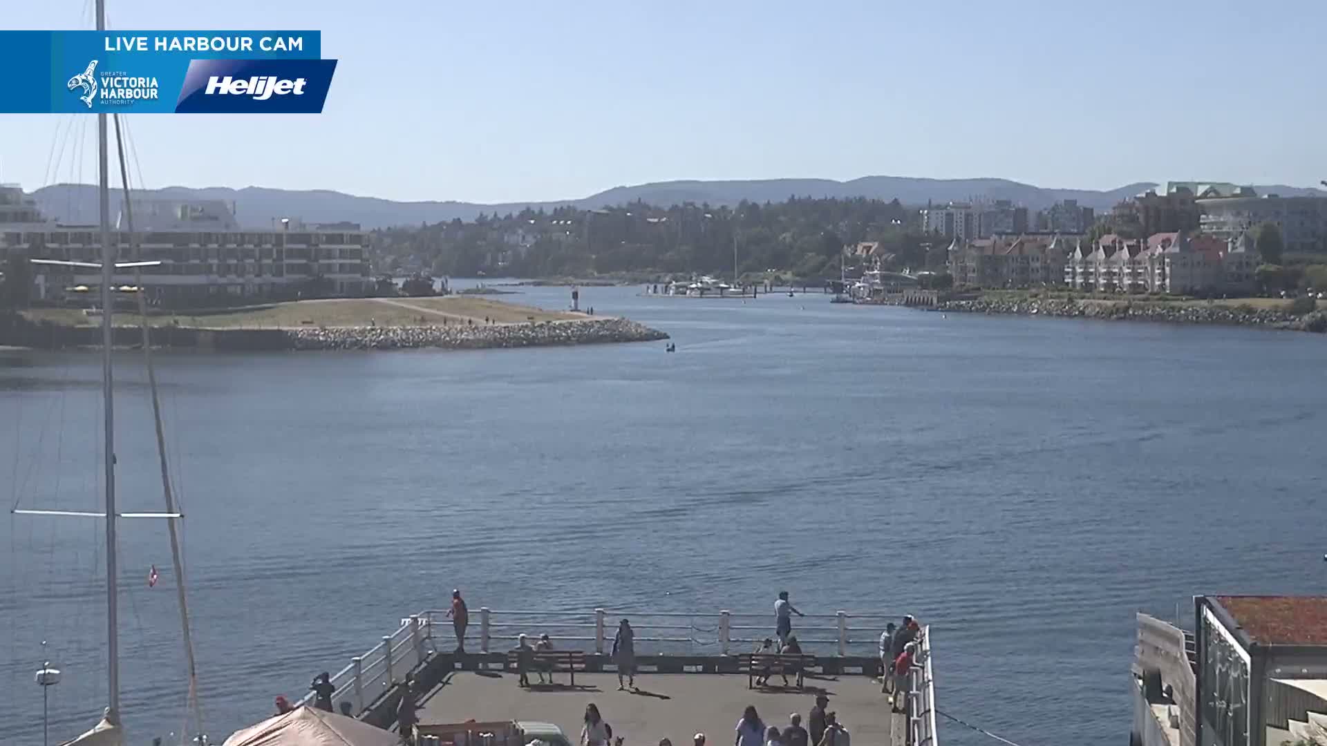 Victoria City Skyline & Victoria Harbour Live Cam - Victoria, Capital Regional District, British Columbia, Canada