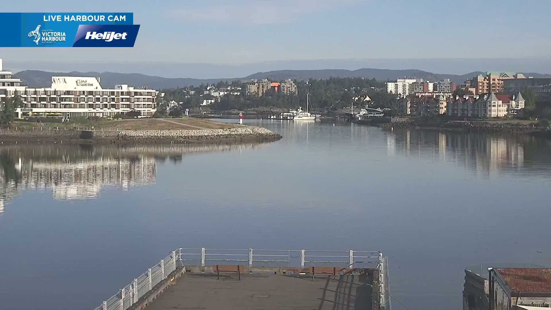 Victoria City Skyline & Victoria Harbour Live Cam - Victoria, Capital Regional District, British Columbia, Canada
