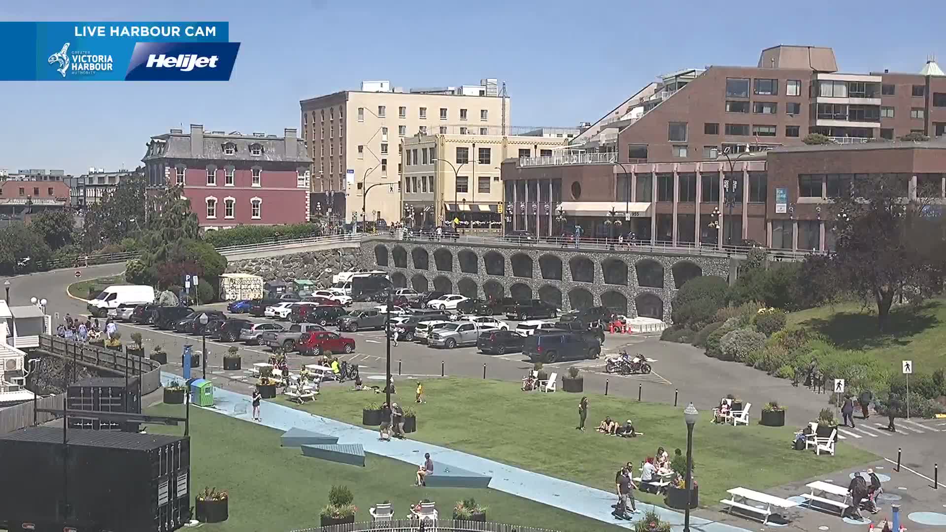Victoria City Skyline & Victoria Harbour Live Cam - Victoria, Capital Regional District, British Columbia, Canada