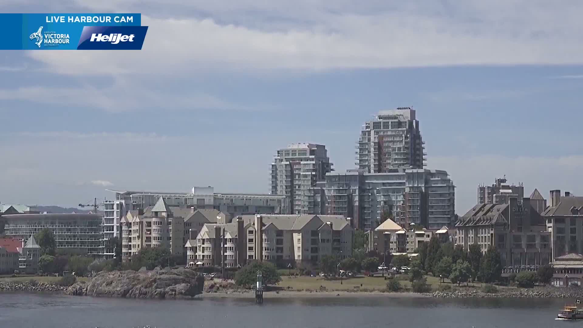 Victoria City Skyline & Victoria Harbour Live Cam - Victoria, Capital Regional District, British Columbia, Canada