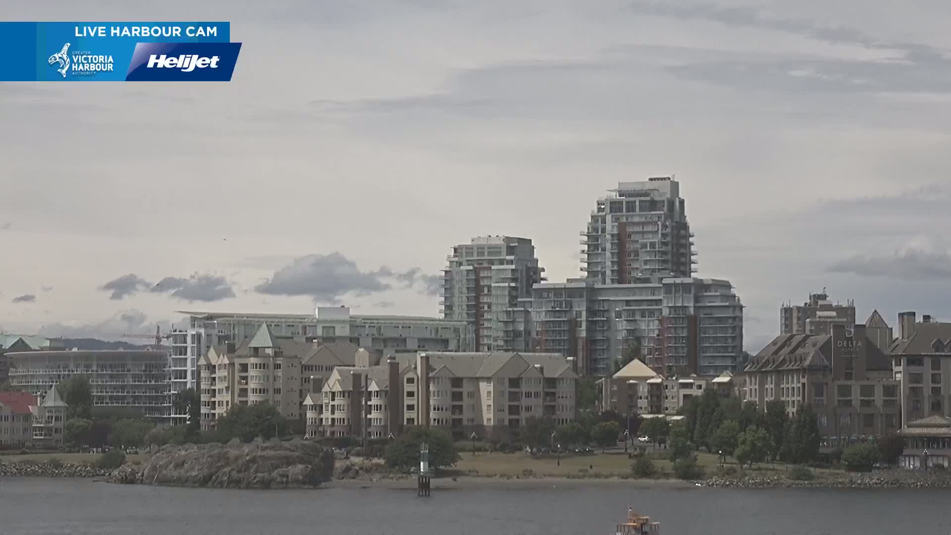 Victoria City Skyline & Victoria Harbour Live Cam - Victoria, Capital Regional District, British Columbia, Canada