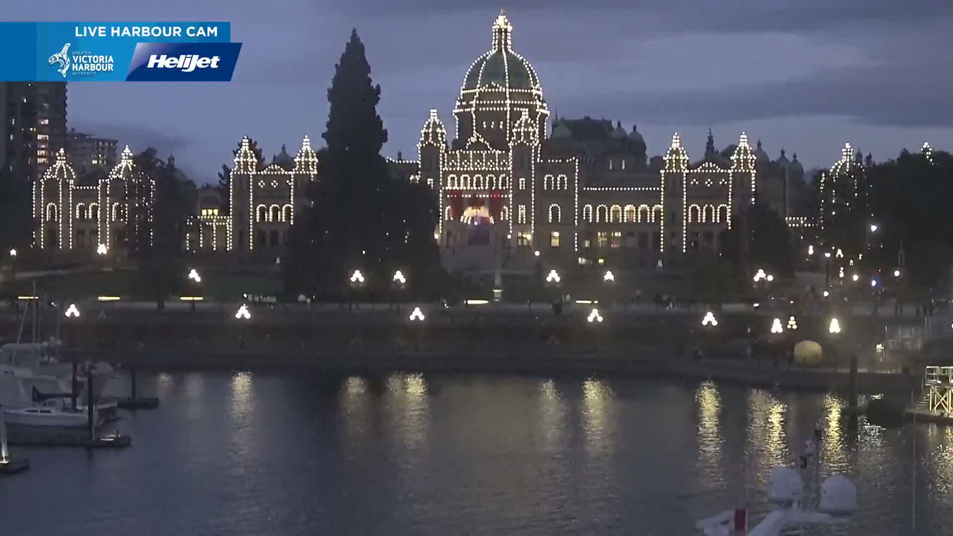 Victoria City Skyline & Victoria Harbour Live Cam - Victoria, Capital Regional District, British Columbia, Canada