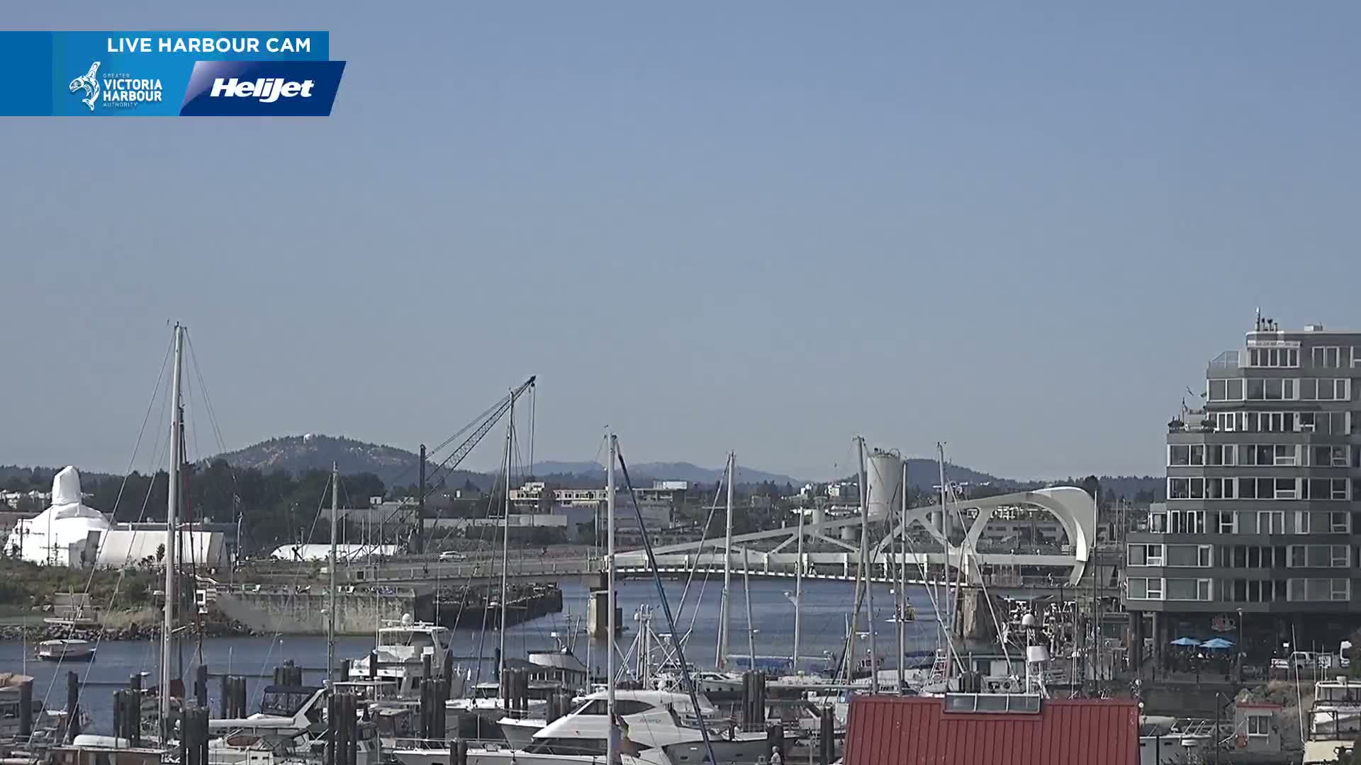 Victoria City Skyline & Victoria Harbour Live Cam - Victoria, Capital Regional District, British Columbia, Canada