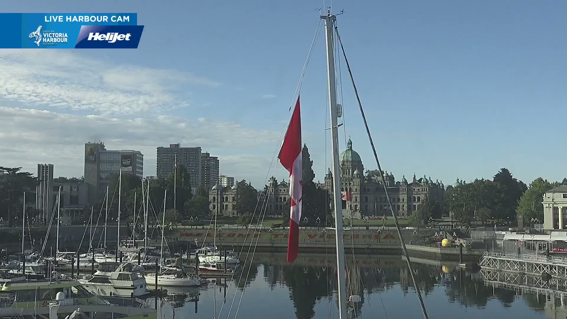 Victoria City Skyline & Victoria Harbour Live Cam - Victoria, Capital Regional District, British Columbia, Canada