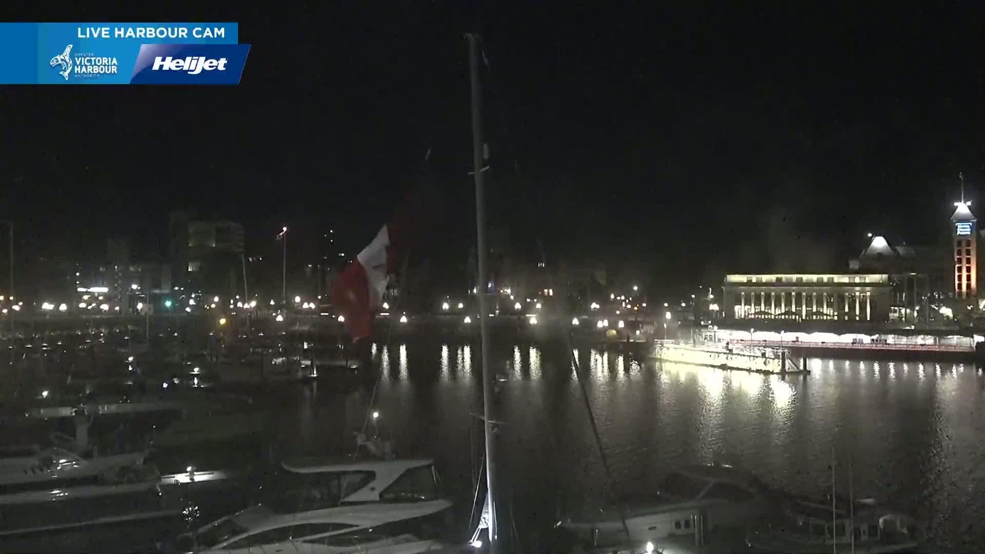 Victoria City Skyline & Victoria Harbour Live Cam - Victoria, Capital Regional District, British Columbia, Canada