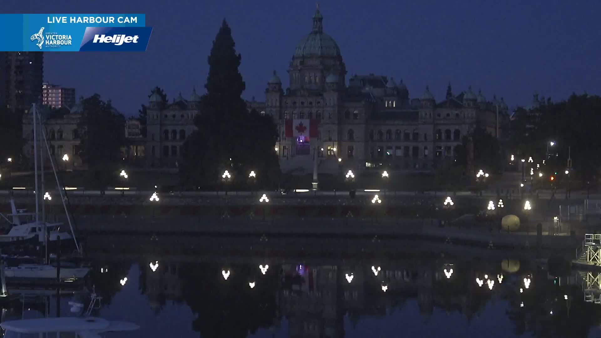Victoria City Skyline & Victoria Harbour Live Cam - Victoria, Capital Regional District, British Columbia, Canada