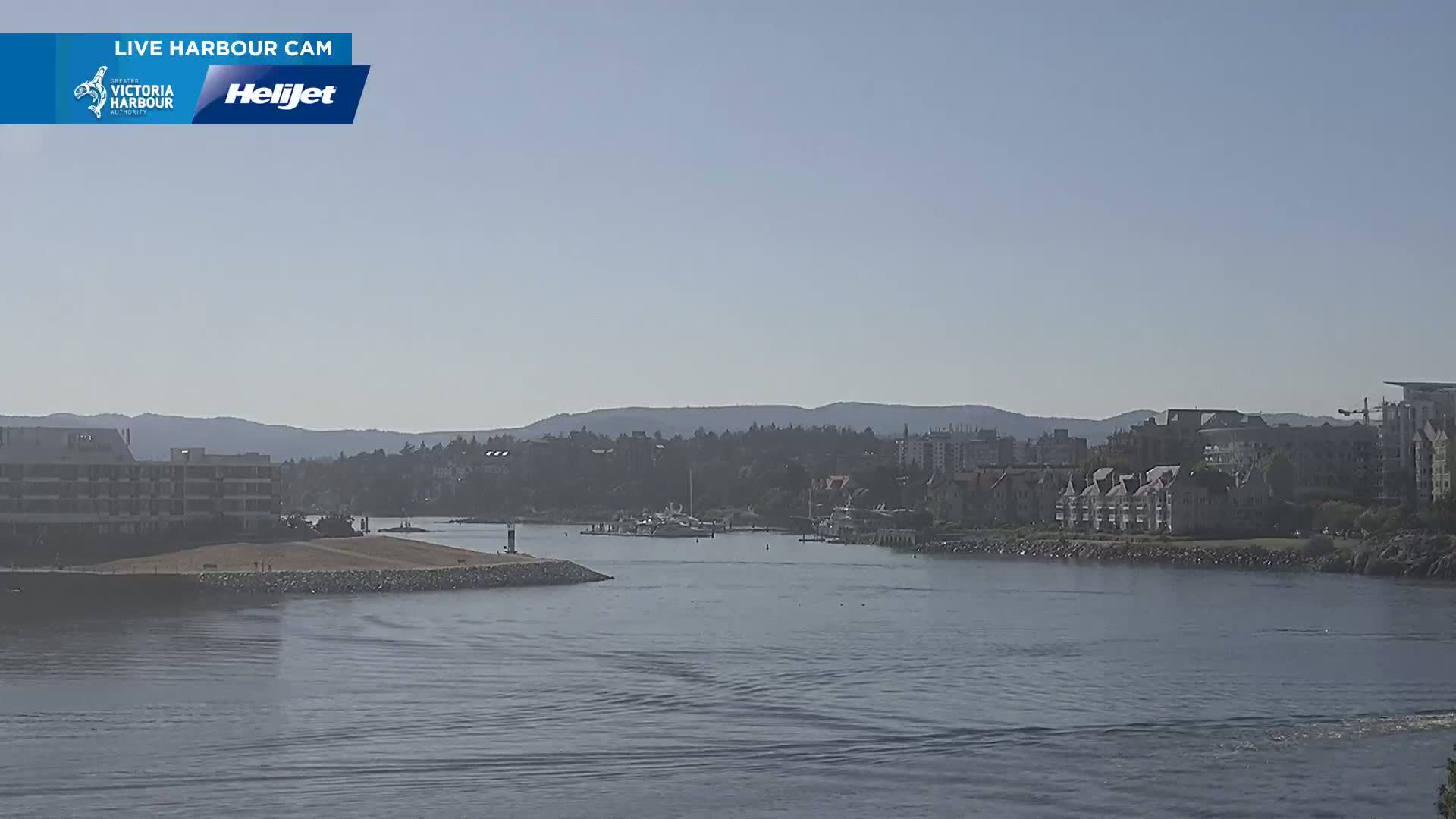 Victoria City Skyline & Victoria Harbour Live Cam - Victoria, Capital Regional District, British Columbia, Canada