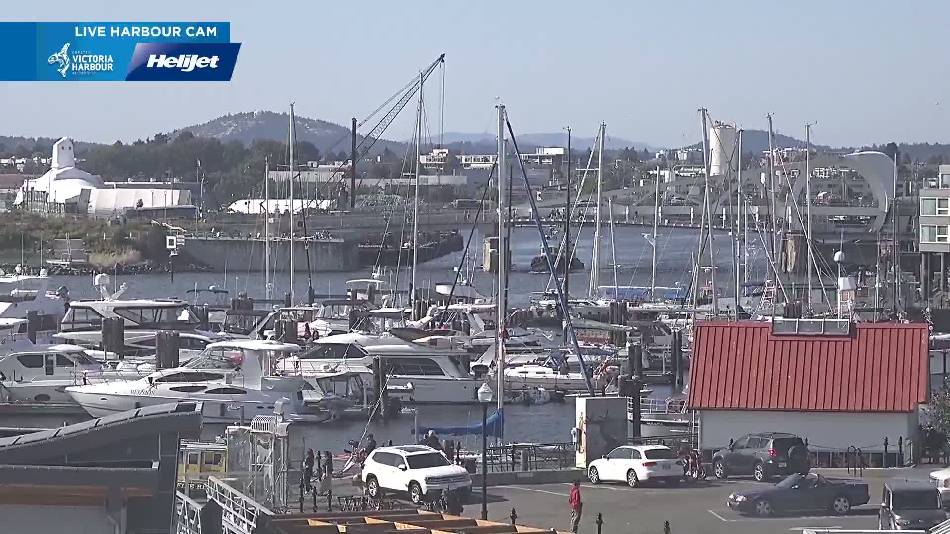 Victoria City Skyline & Victoria Harbour Live Cam - Victoria, Capital Regional District, British Columbia, Canada