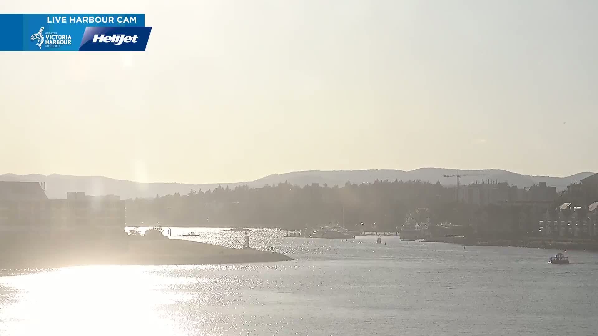 Victoria City Skyline & Victoria Harbour Live Cam - Victoria, Capital Regional District, British Columbia, Canada