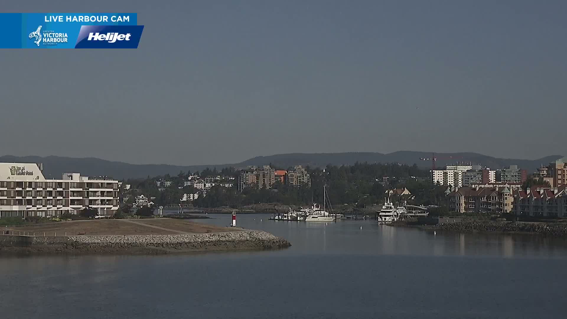 Victoria City Skyline & Victoria Harbour Live Cam - Victoria, Capital Regional District, British Columbia, Canada