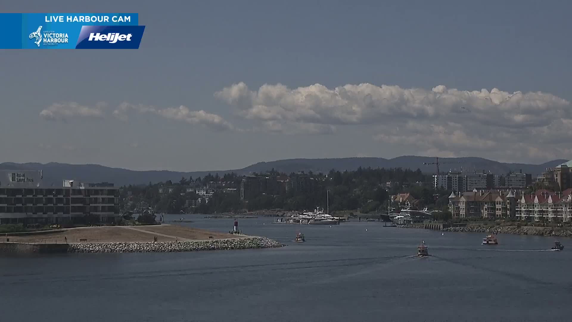 Victoria City Skyline & Victoria Harbour Live Cam - Victoria, Capital Regional District, British Columbia, Canada