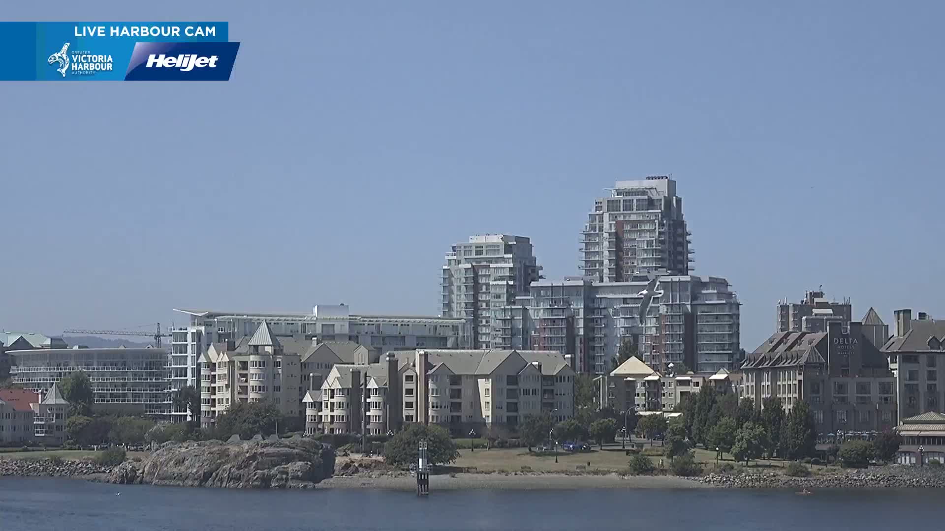 Victoria City Skyline & Victoria Harbour Live Cam - Victoria, Capital Regional District, British Columbia, Canada