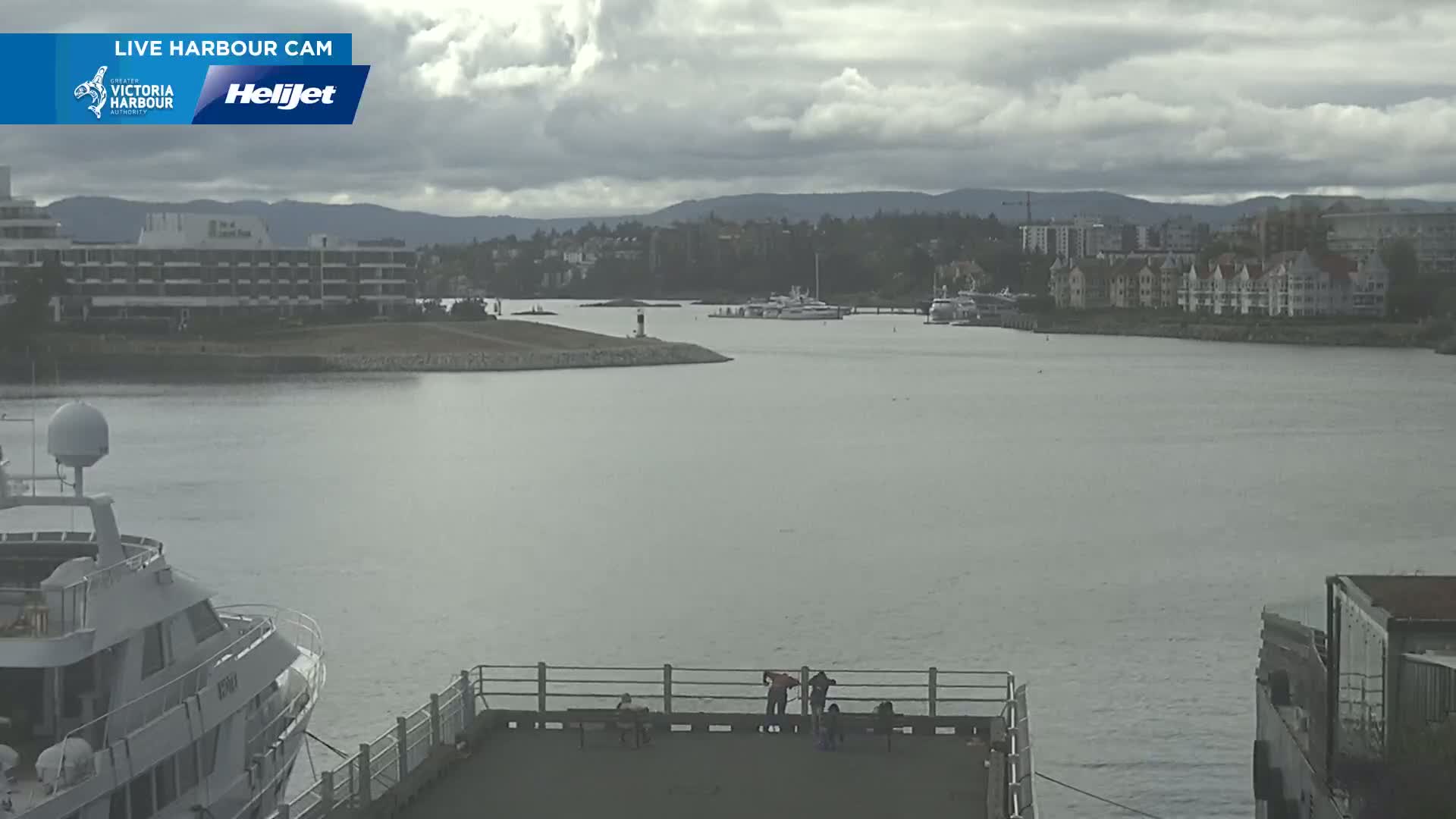 Victoria City Skyline & Victoria Harbour Live Cam - Victoria, Capital Regional District, British Columbia, Canada