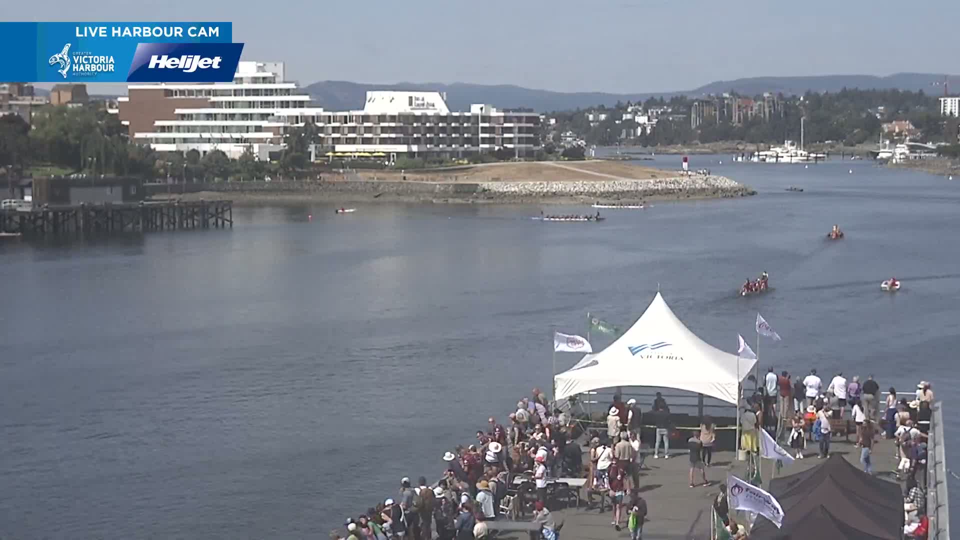 Victoria City Skyline & Victoria Harbour Live Cam - Victoria, Capital Regional District, British Columbia, Canada