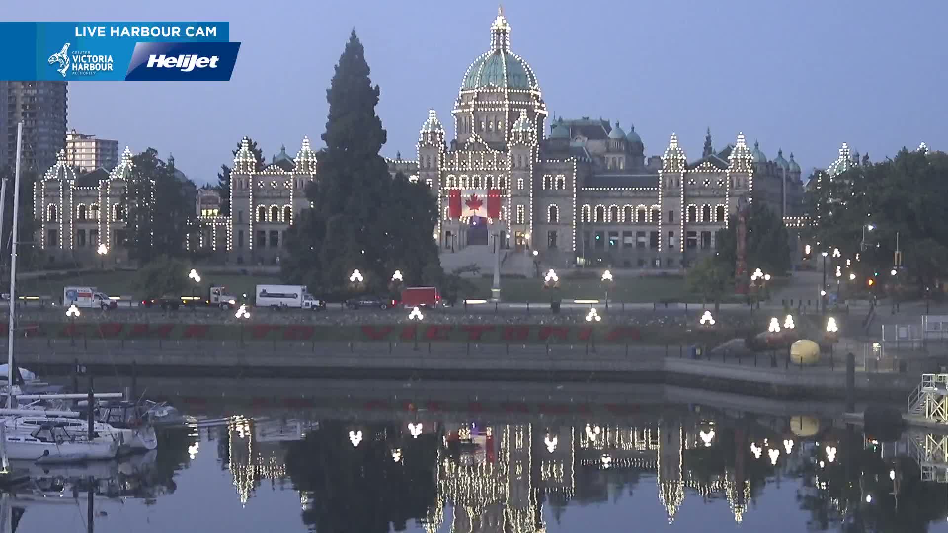 Victoria City Skyline & Victoria Harbour Live Cam - Victoria, Capital Regional District, British Columbia, Canada
