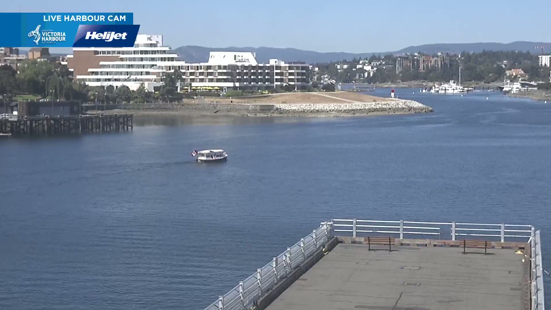 Victoria City Skyline & Victoria Harbour Live Cam - Victoria, Capital Regional District, British Columbia, Canada