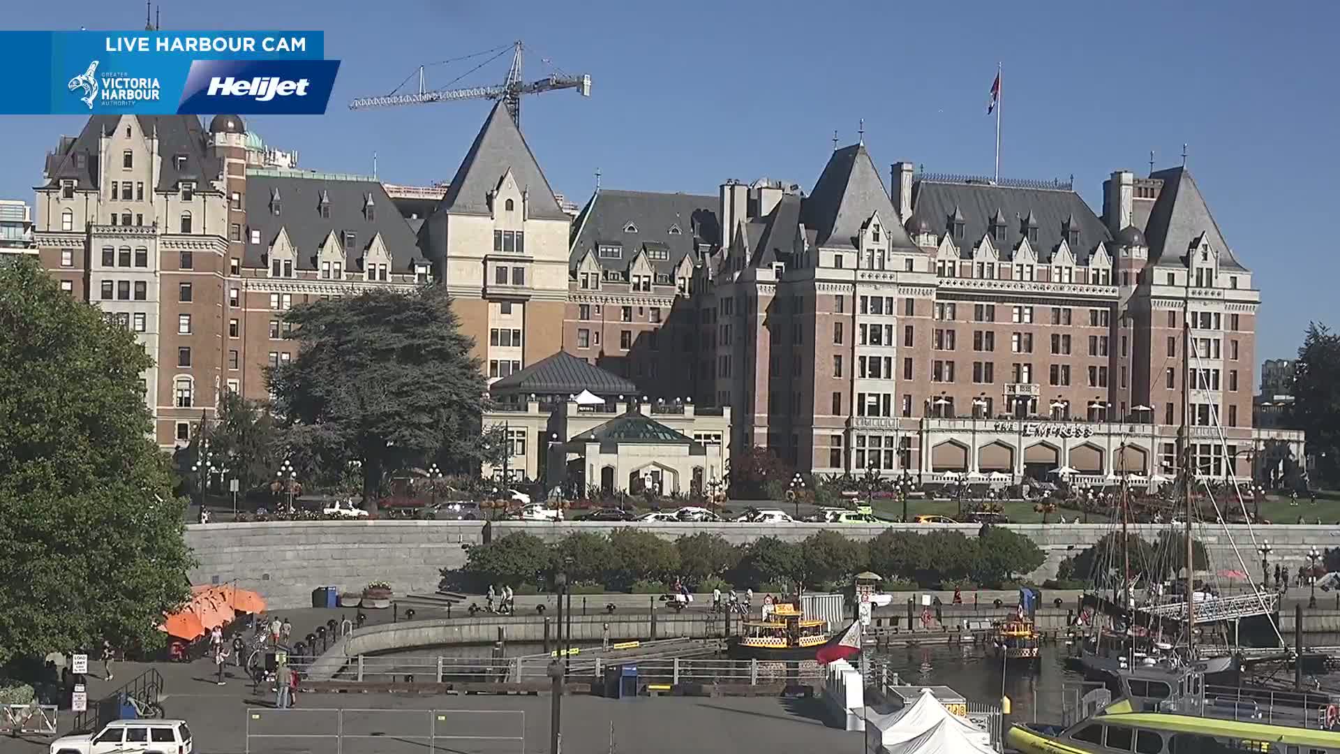 Victoria City Skyline & Victoria Harbour Live Cam - Victoria, Capital Regional District, British Columbia, Canada