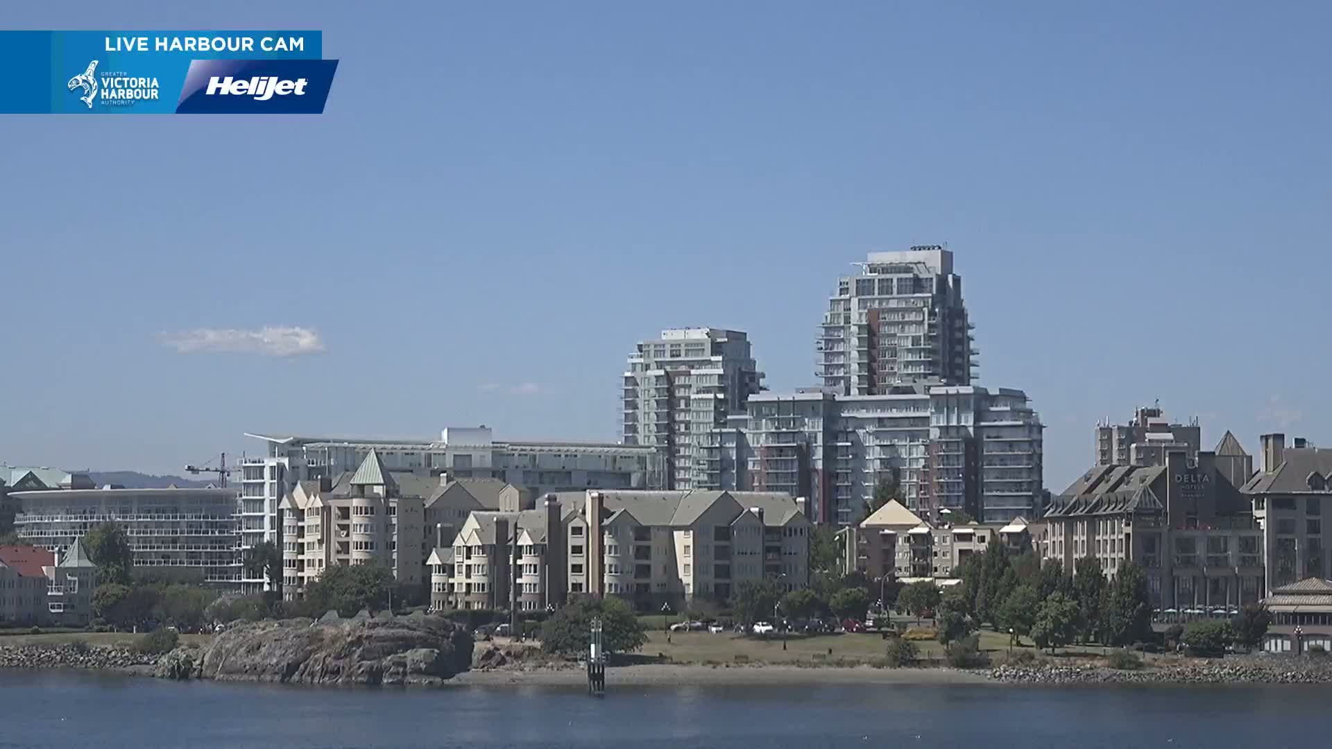 Victoria City Skyline & Victoria Harbour Live Cam - Victoria, Capital Regional District, British Columbia, Canada