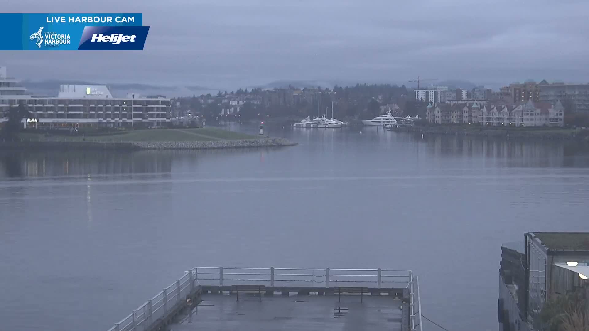 Victoria City Skyline & Victoria Harbour Live Cam - Victoria, Capital Regional District, British Columbia, Canada