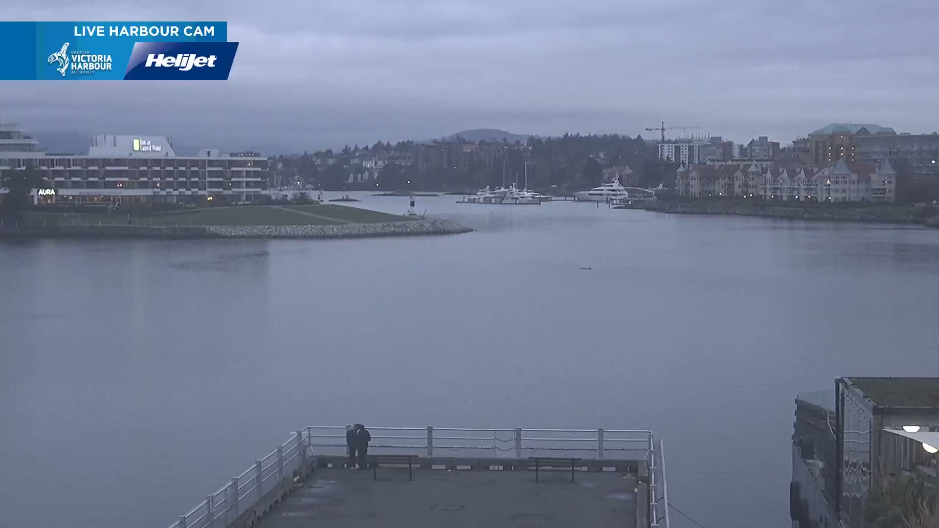 Victoria City Skyline & Victoria Harbour Live Cam - Victoria, Capital Regional District, British Columbia, Canada