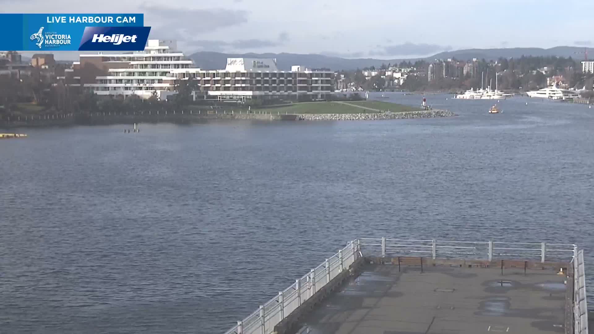 Victoria City Skyline & Victoria Harbour Live Cam - Victoria, Capital Regional District, British Columbia, Canada