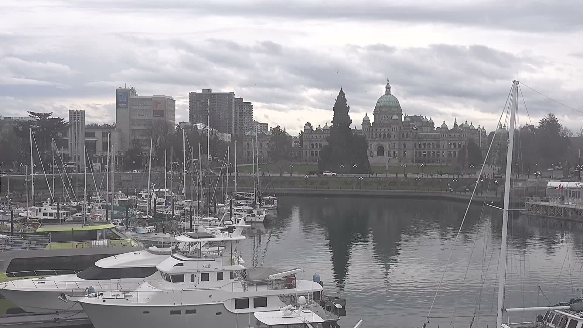 Victoria City Skyline & Victoria Harbour Live Cam - Victoria, Capital Regional District, British Columbia, Canada
