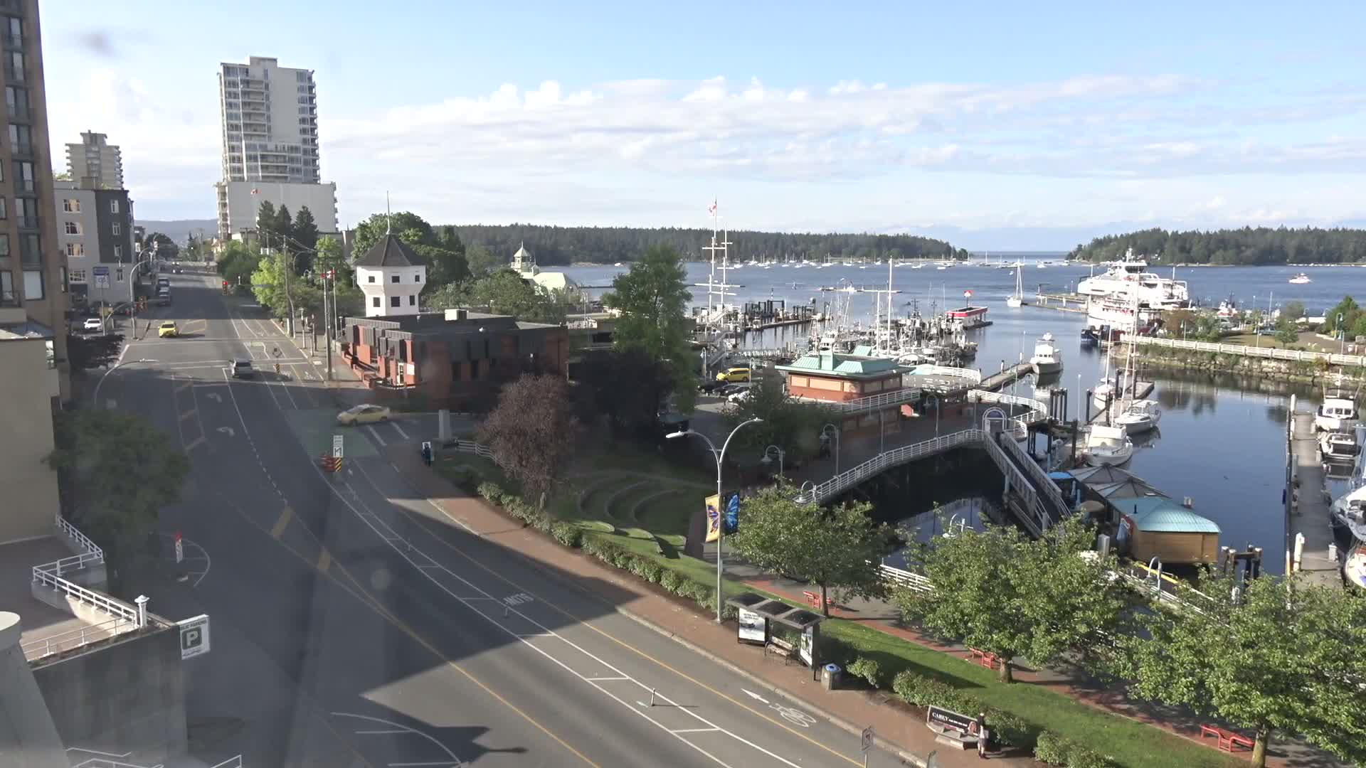 Nanamio City & Nanaimo Harbour Live Cam - Nanaimo, Nanaimo Regional, British Columbia, Canada