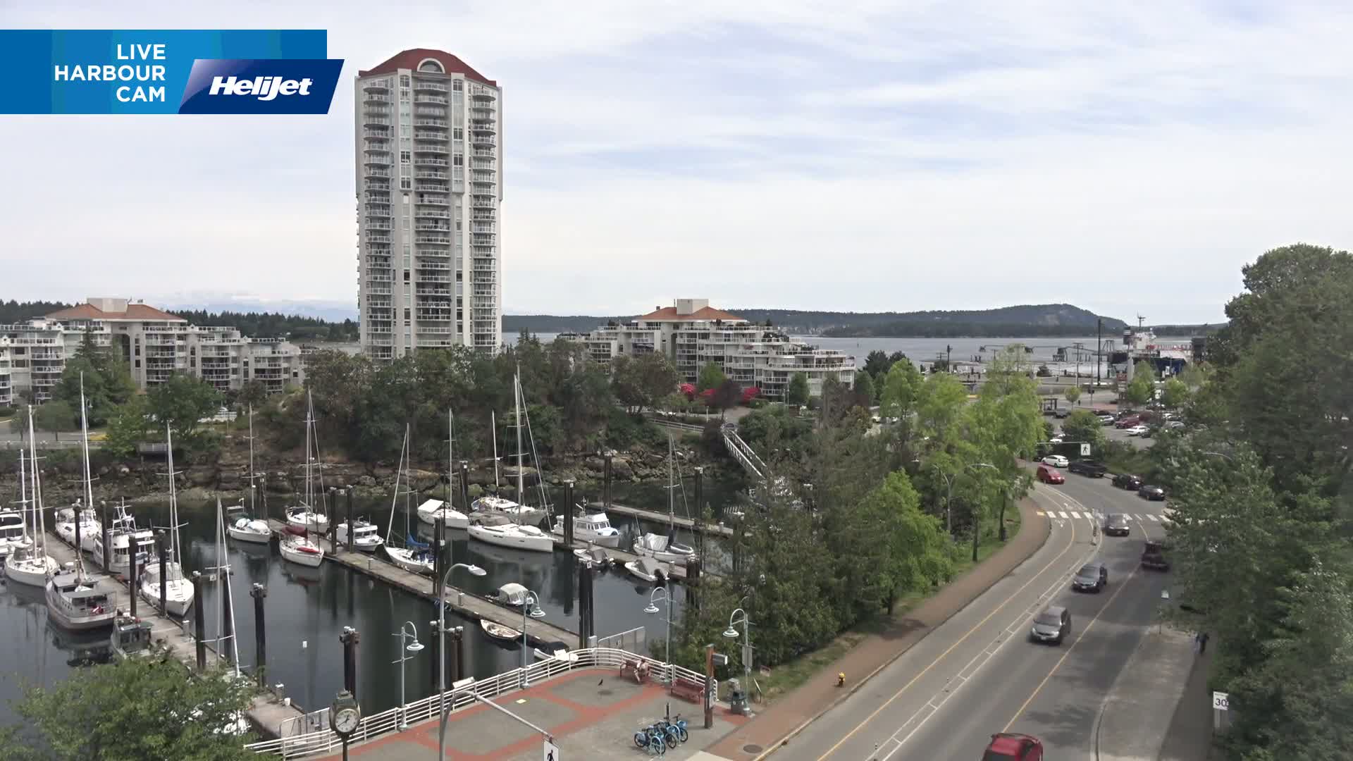 Nanamio City & Nanaimo Harbour Live Cam - Nanaimo, Nanaimo Regional, British Columbia, Canada