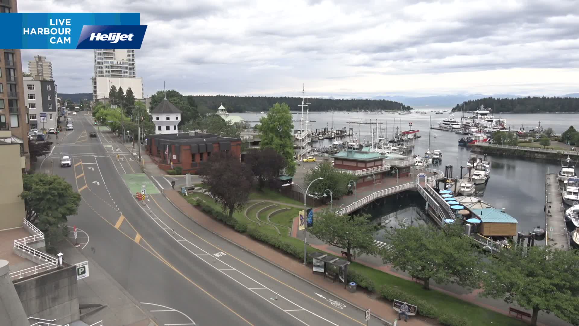 Nanamio City & Nanaimo Harbour Live Cam - Nanaimo, Nanaimo Regional, British Columbia, Canada