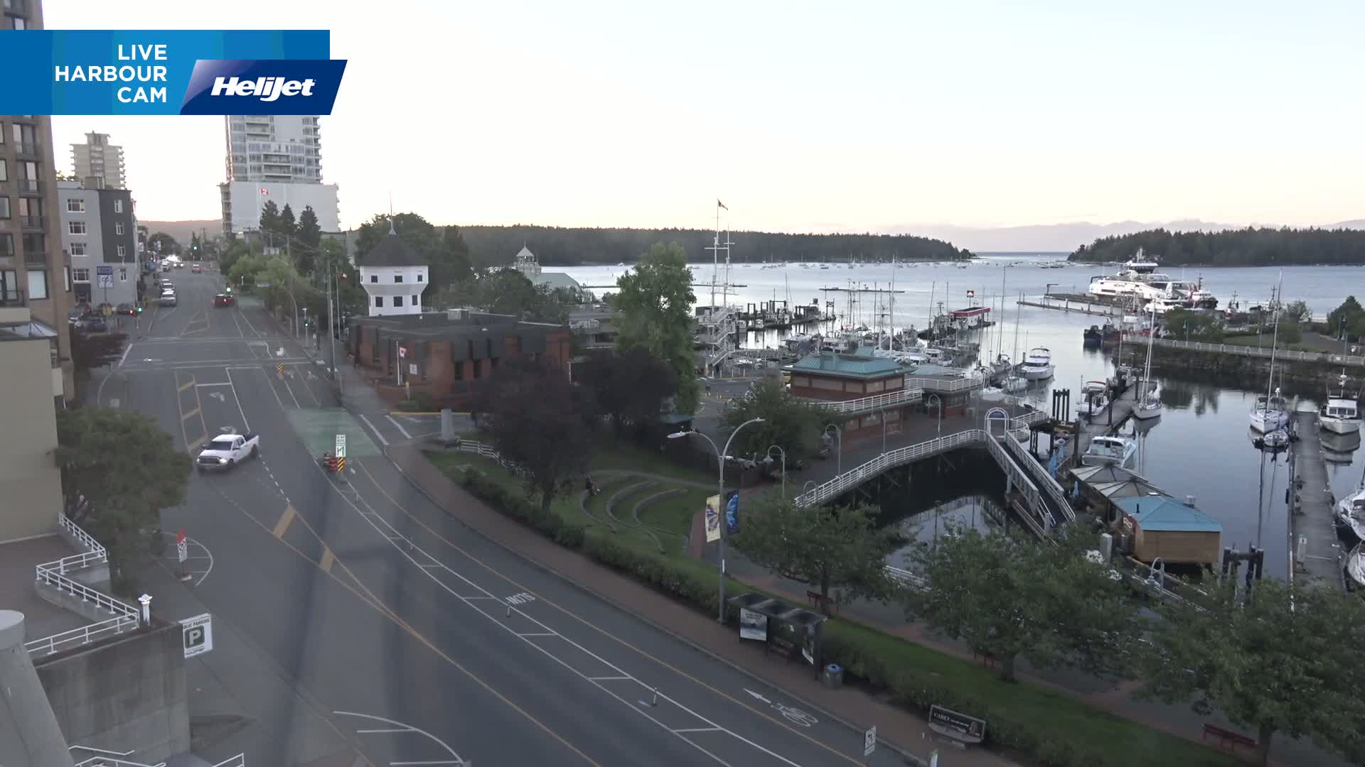 Nanamio City & Nanaimo Harbour Live Cam - Nanaimo, Nanaimo Regional, British Columbia, Canada