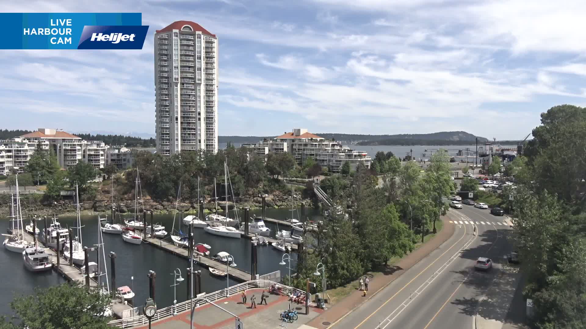Nanamio City & Nanaimo Harbour Live Cam - Nanaimo, Nanaimo Regional, British Columbia, Canada