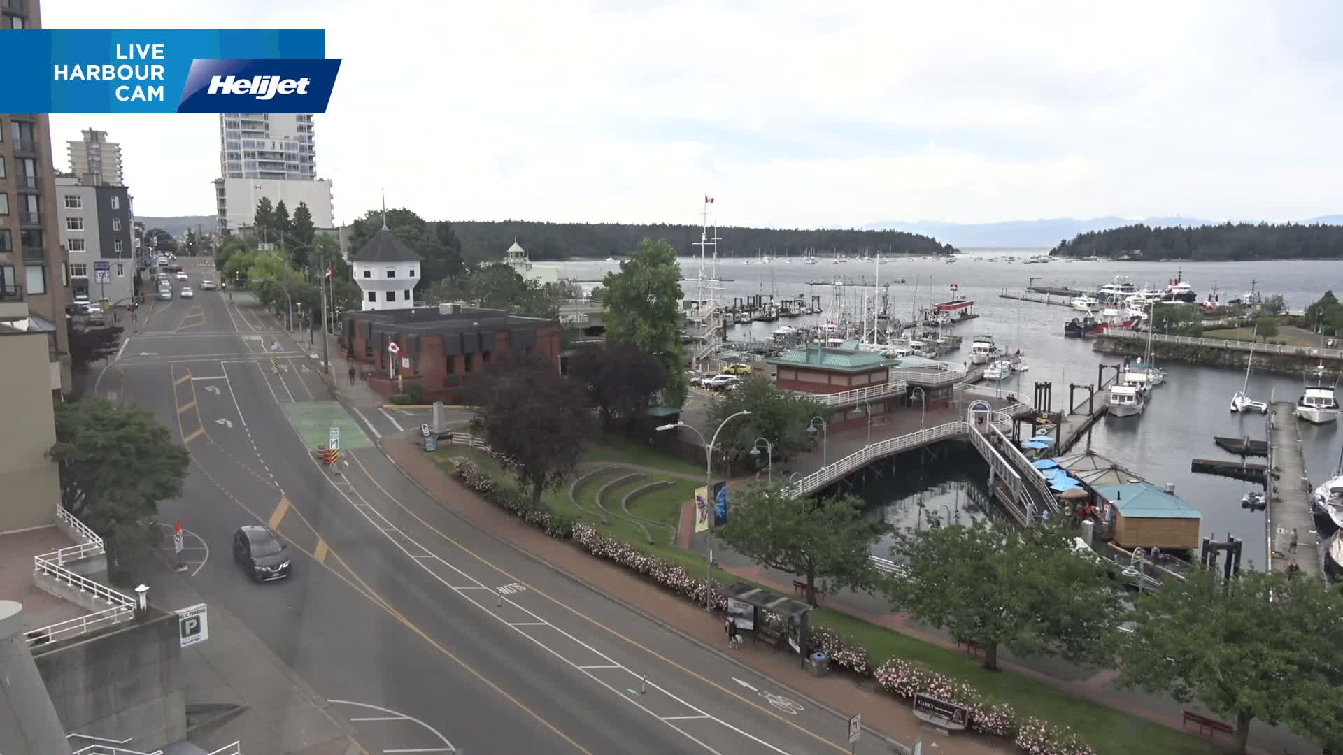 Nanamio City & Nanaimo Harbour Live Cam - Nanaimo, Nanaimo Regional, British Columbia, Canada