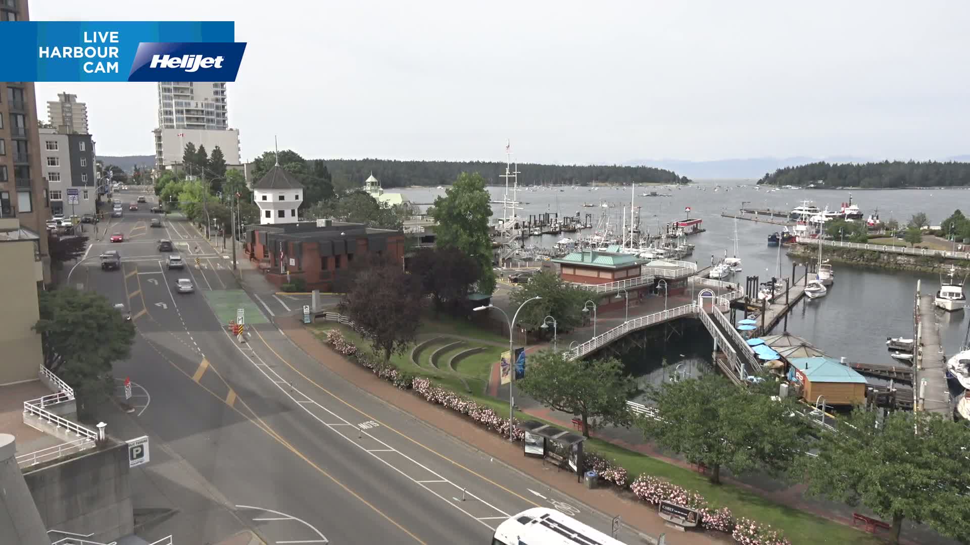 Nanamio City & Nanaimo Harbour Live Cam - Nanaimo, Nanaimo Regional, British Columbia, Canada