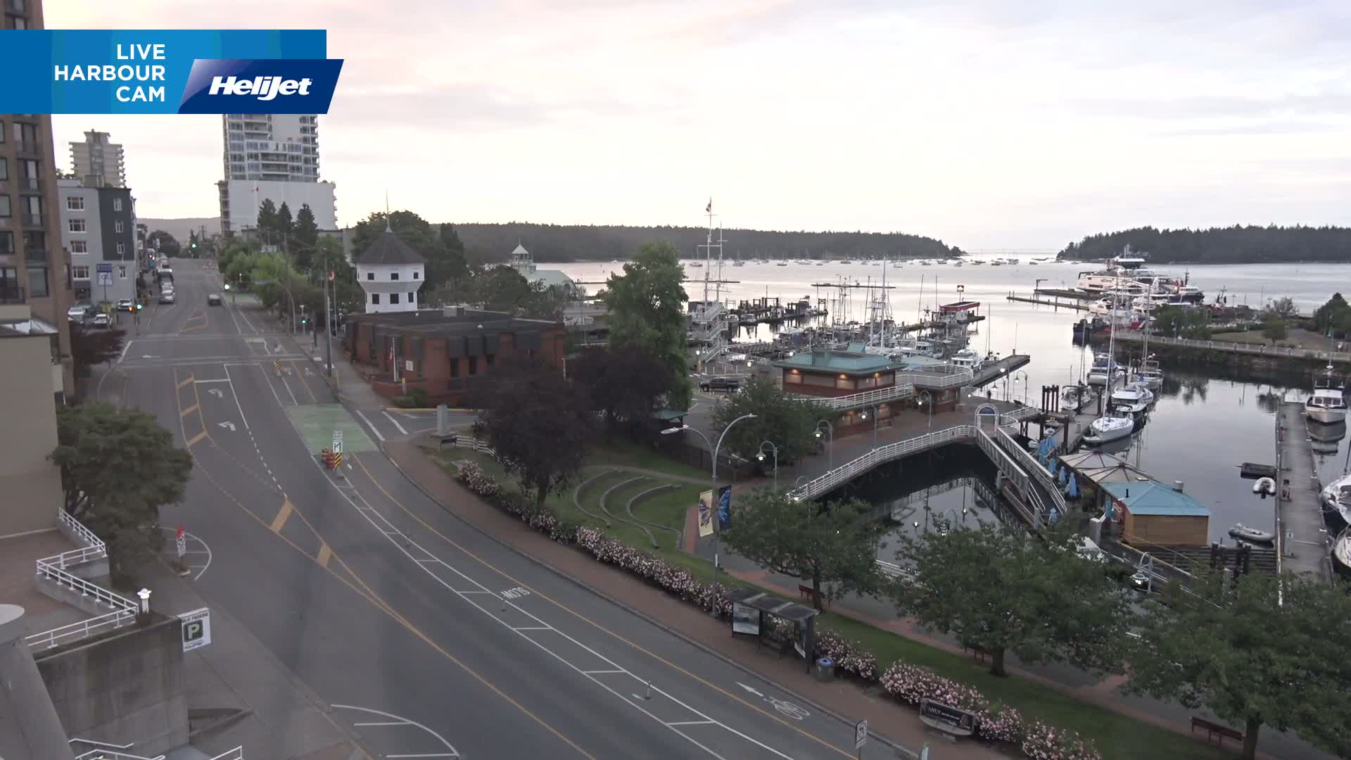 Nanamio City & Nanaimo Harbour Live Cam - Nanaimo, Nanaimo Regional, British Columbia, Canada