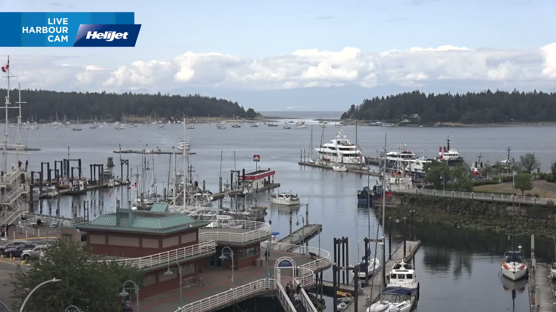 Nanamio City & Nanaimo Harbour Live Cam - Nanaimo, Nanaimo Regional, British Columbia, Canada