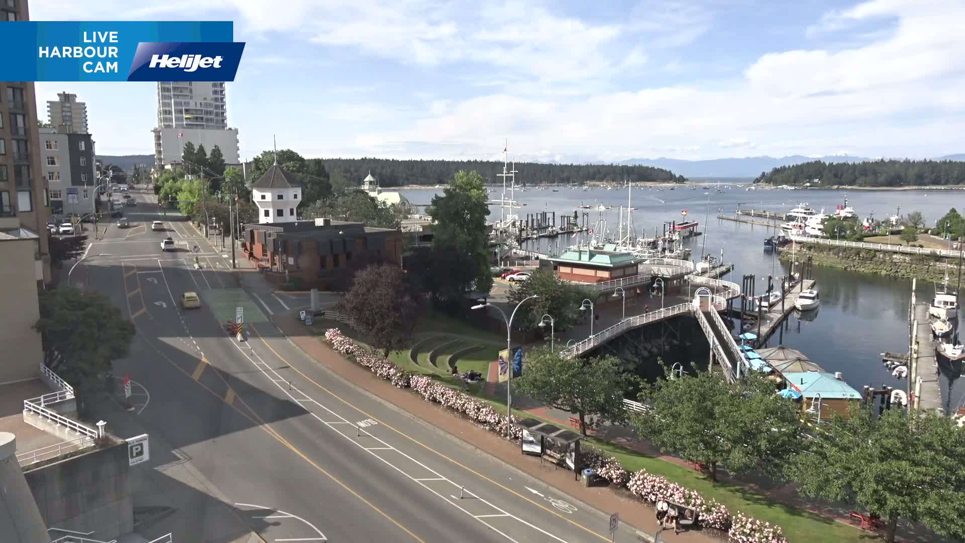 Nanamio City & Nanaimo Harbour Live Cam - Nanaimo, Nanaimo Regional, British Columbia, Canada